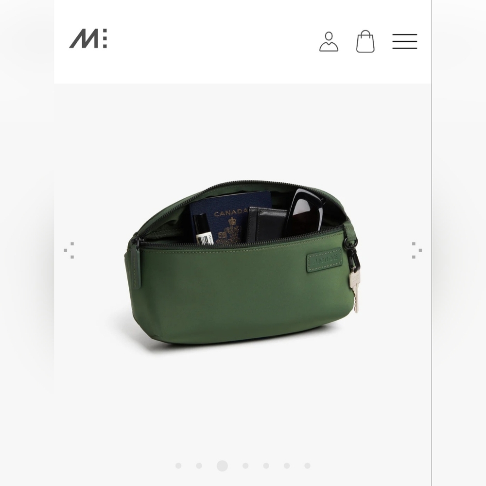Monos Metro Sling Bag Juniper Green Crossbody